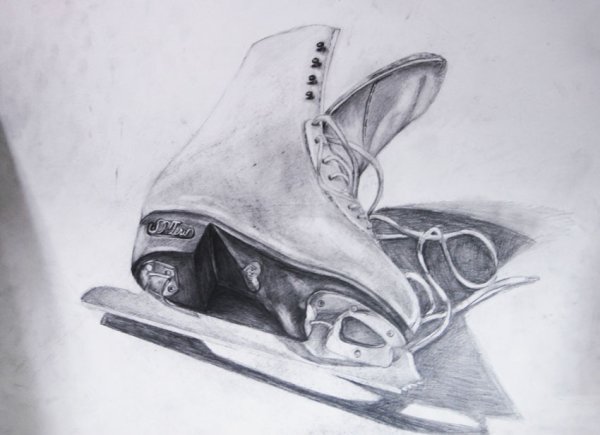 Коньки рисунок