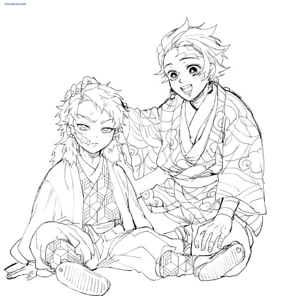 Танджиро аниме клинок рассекающий