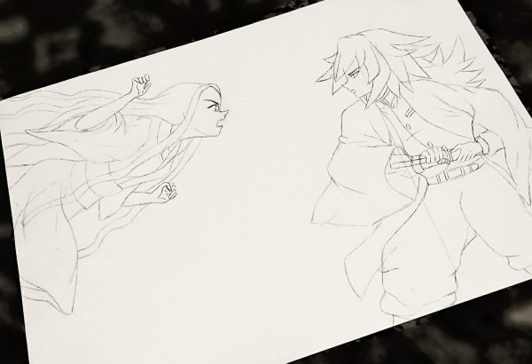 Клинок рассекающий демонов для срисовки