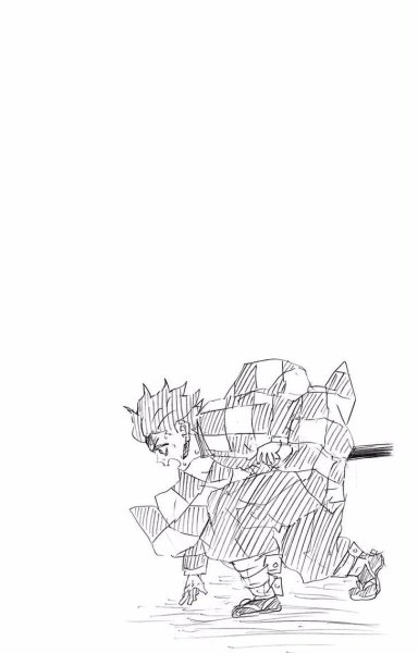 Нарисовать аниме клинок рассекающий демонов