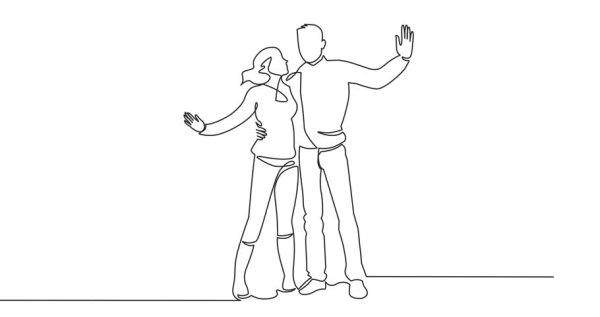 Человек движение рисунок пара одежда