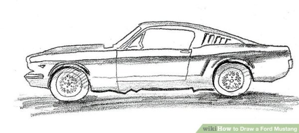 на рисование карандашом ford 1969