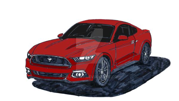 Ford Mustang gt draw