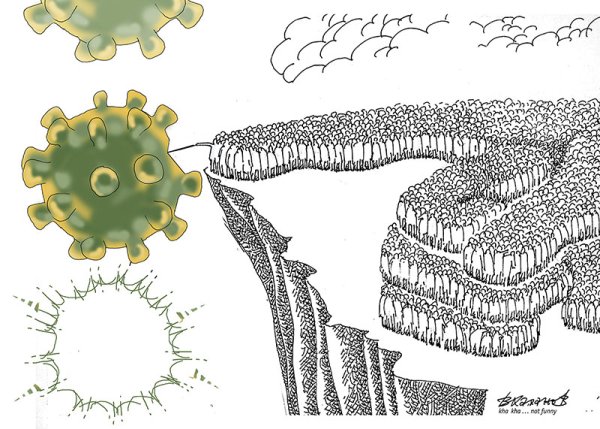 Коронавирус рисунок