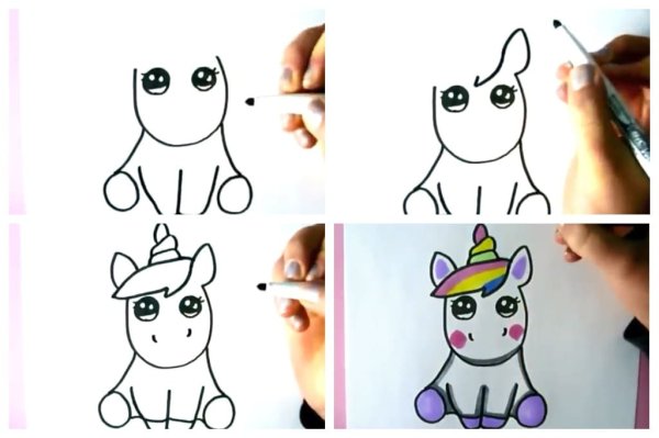 Пошаговое рисование русалки