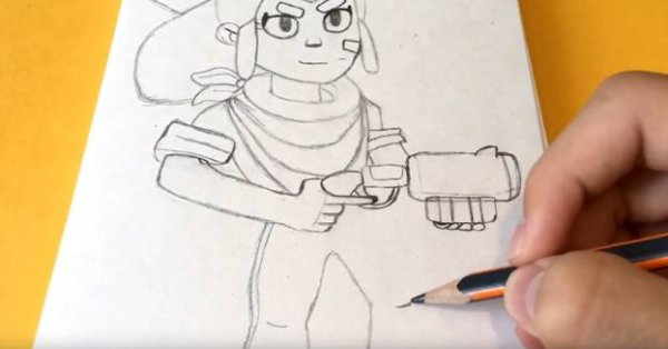 Шелли нарисовать карандашом