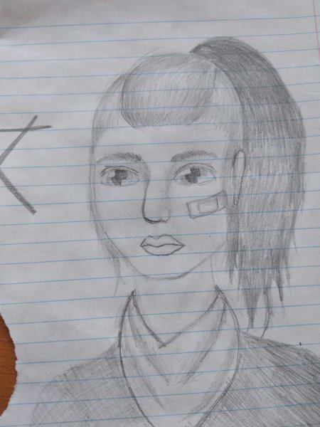 Шелли арт карандашом