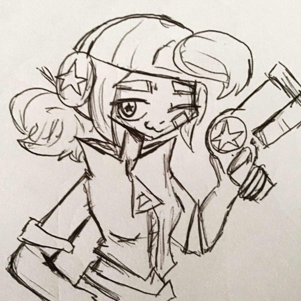 Brawl Stars Шелли drawn