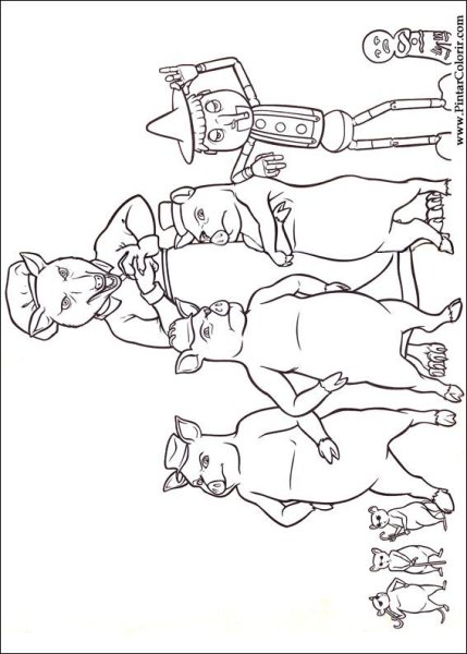 Шрек раскраска волк