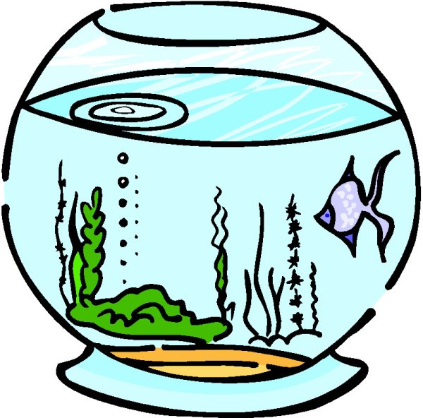 Иллюстрация аквариума для детей