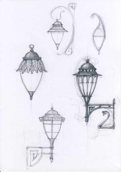 Зарисовки фонарей