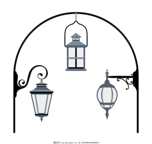 Уличный фонарь иллюстратор