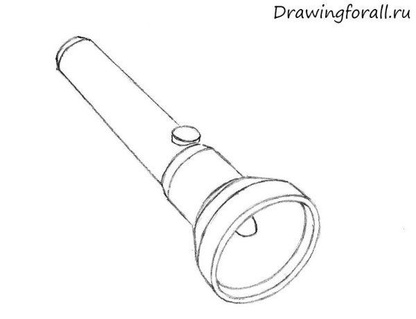 Фонарик раскраска