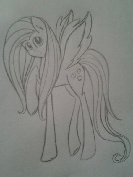 Флаттершай пошагово