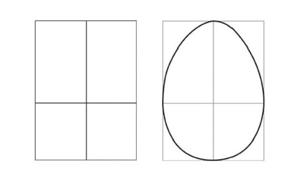 Поэтапное рисование пасхального яйца