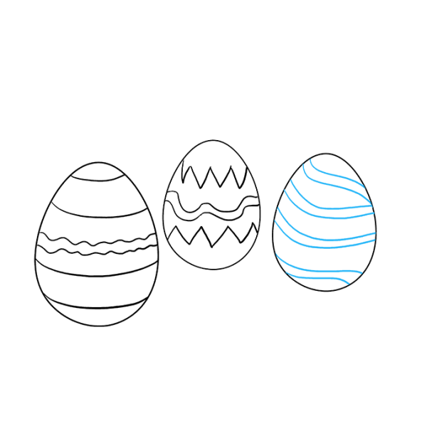 Нарисовать пасхальное яйцо поэтапно