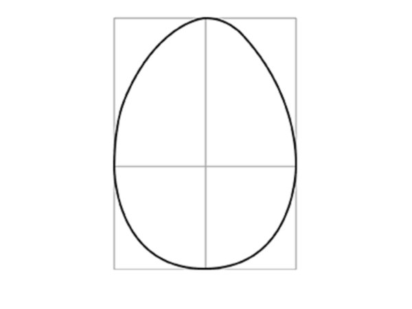 Поэтапное рисование пасхального яйца