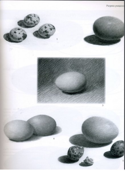 Яйцо карандашом