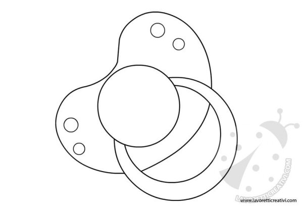Пустышка раскраска для детей