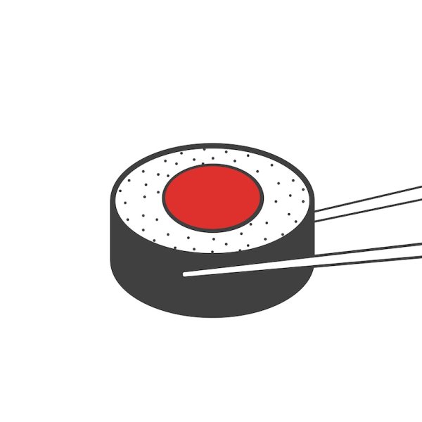 Роллы схематично