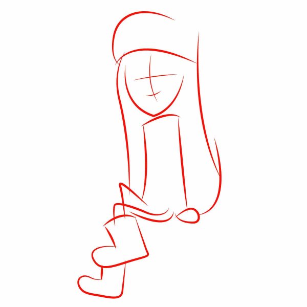 Рисунки поэтапно Гравити Фолз