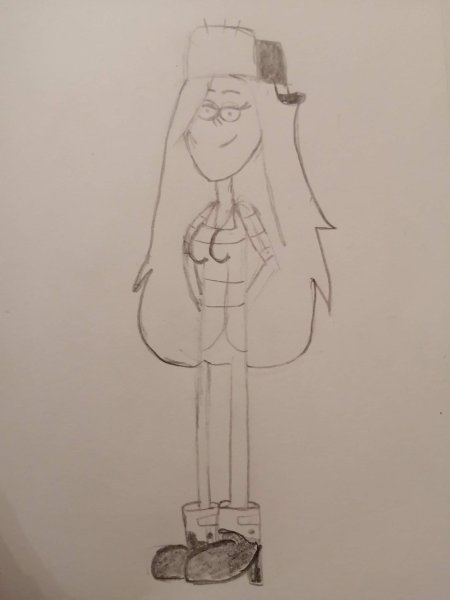 Венди рисунок карандашом