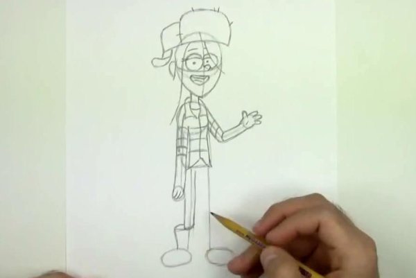 Венди рисунок карандашом