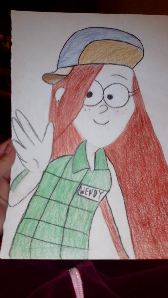 Рисунок Венди ребенка