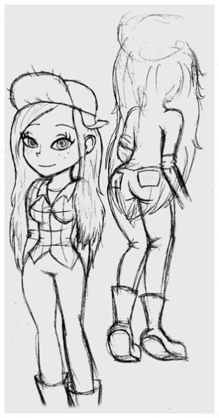 Раскраска Мейбл аниме