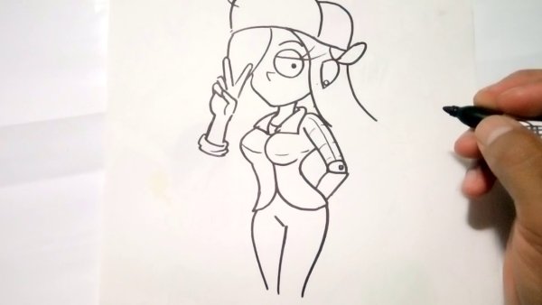 How to draw Gravity Falls Венди