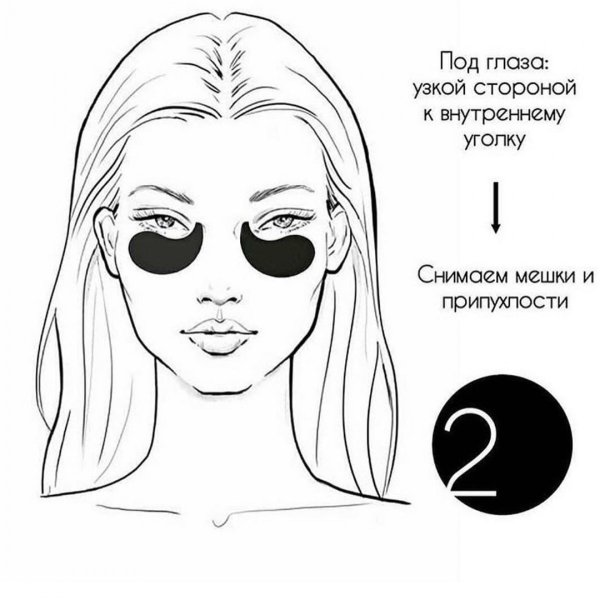 Как правильно вставить патчи для глаз