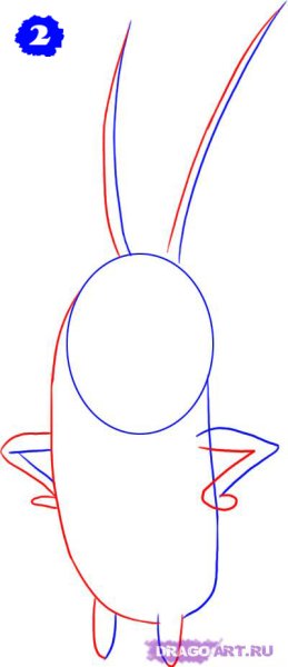 Планктон карандашом поэтапно