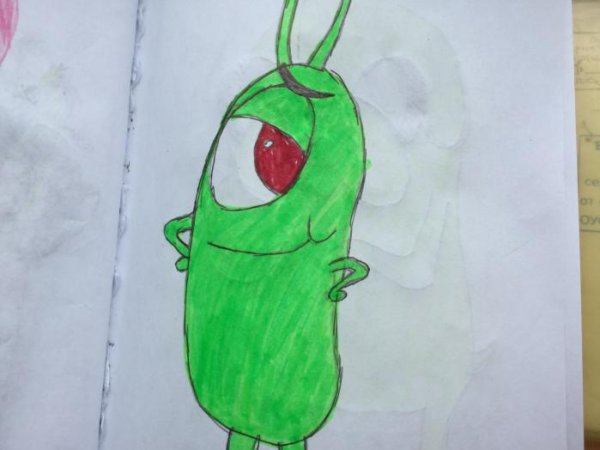 Планктон карандашом