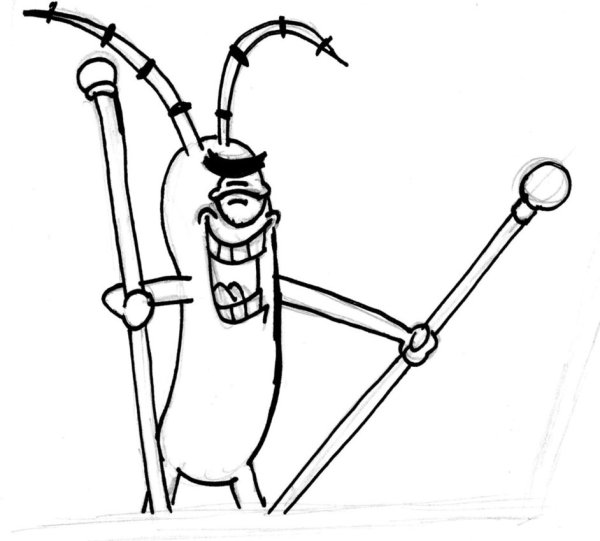 Легкие рисунки планктона