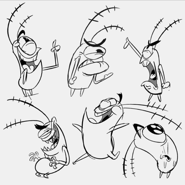 Планктон тату эскиз