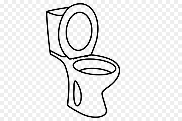 Унитаз раскраска для детей