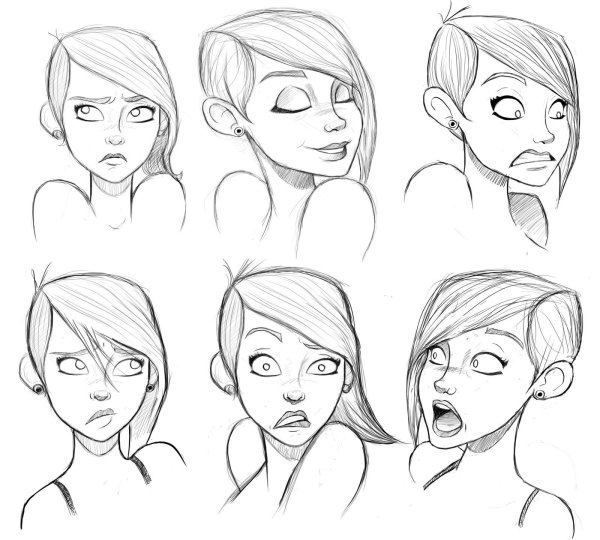 Эмоции Наброски