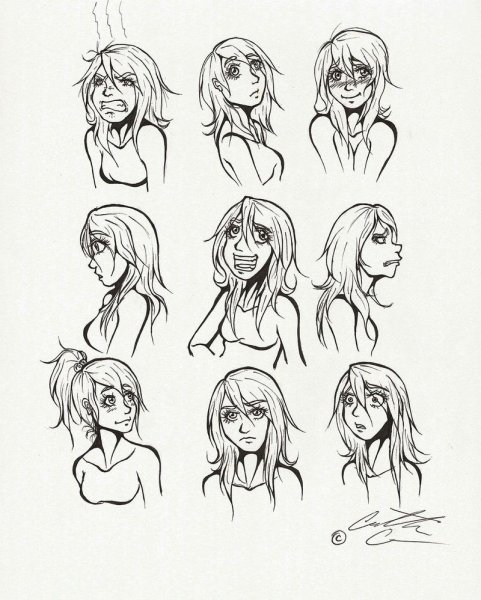 Эмоции Наброски