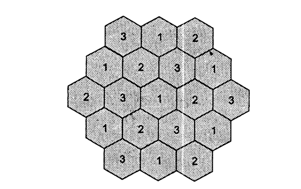 Гексагональная структура сотовой связи