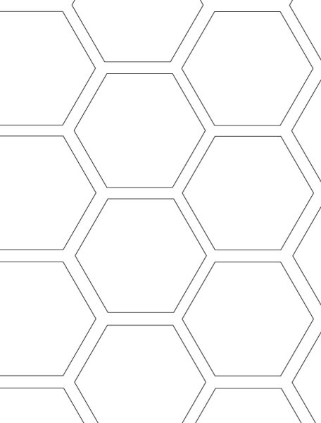 Трафарет соты