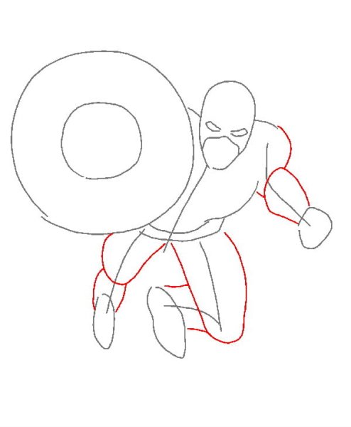 Легкие рисунки американских героев