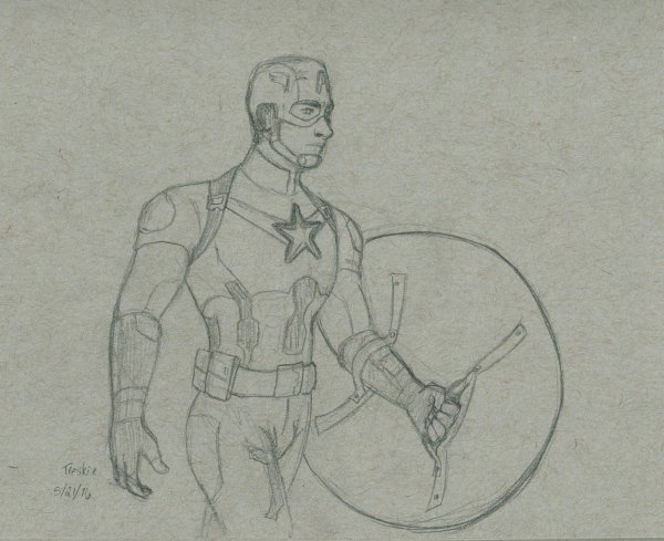 Как нарисовать капитана