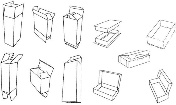 Конструкции коробок для упаковки