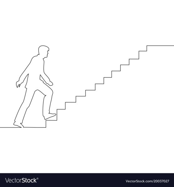 3д лестница по клеточкам