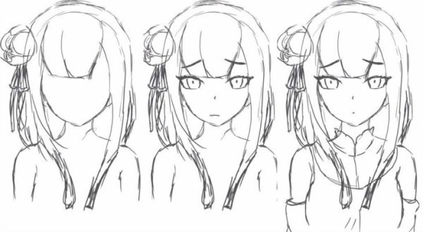 Уроки рисования аниме девушек