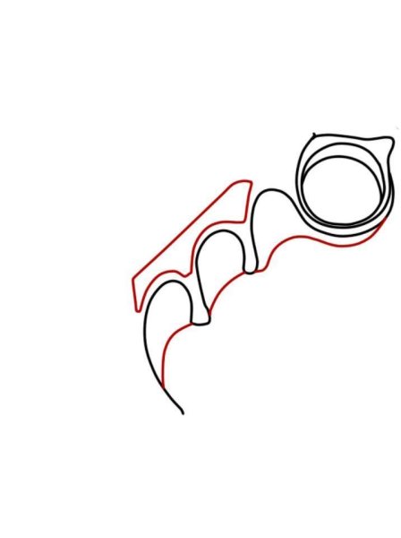 Рисование оружия по шагам