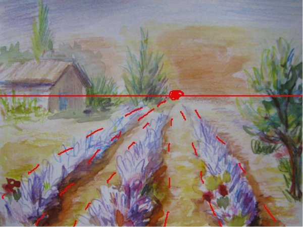 Последовательное рисование дерева