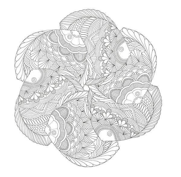 Раскраска антистресс