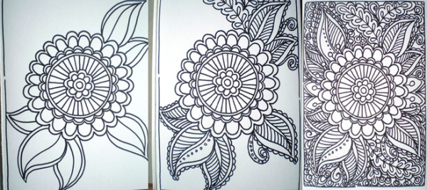 Дудлинг для начинающих легкие