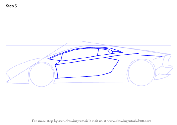 Ламборджини Хуракан рисовать